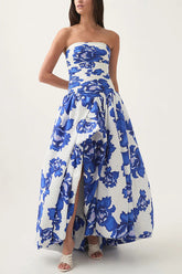 The Margaux Floral Pleated Maxi