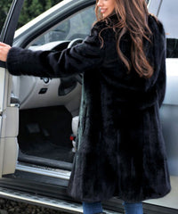 Eclipse Long Faux Fur Coat