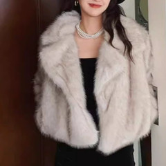 Aurora Tip Faux Fur Coat