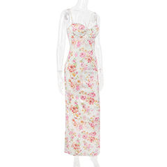 The Lila Floral Maxi Dress