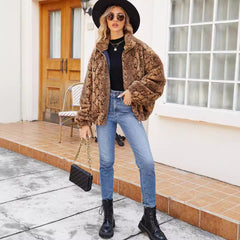 Artificial Fox Fur Coat