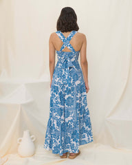 Summer Bohemian Vacation Beach Dress Loose Strap Dress