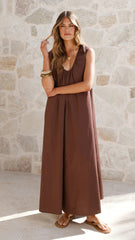 The Nora Sleeveless Maxi Dress