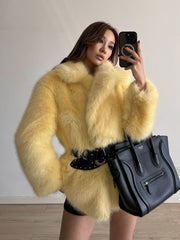 Canary Fur Coat