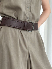 Linen Cinched Dress