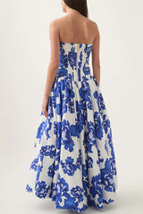 The Margaux Floral Pleated Maxi
