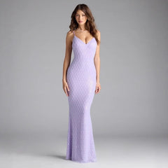 lavander mermaid Dress