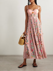The Esme Beaded Floral Maxi