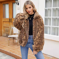 Artificial Fox Fur Coat