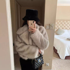 Aurora Tip Faux Fur Coat