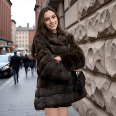 Choco Fur Coat